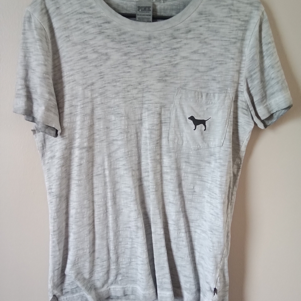 PINK Victoria's Secret Heather Gray Tee